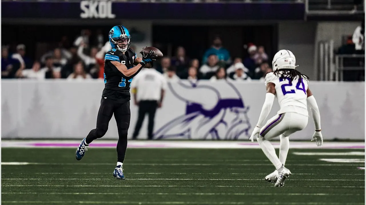 Detroit Lions wide receiver Amon-Ra St. Brown (14) during an NFL football game against the Minnesota Vikings on Thursday, Dec. 25, 2025 in Minneapolis. (Jeff Nguyen/Detroit Lions via AP)